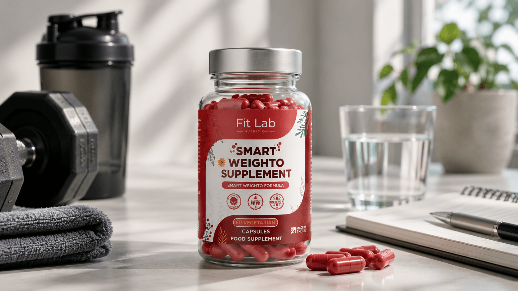Smart Weighto energy and weight management supplement bottle